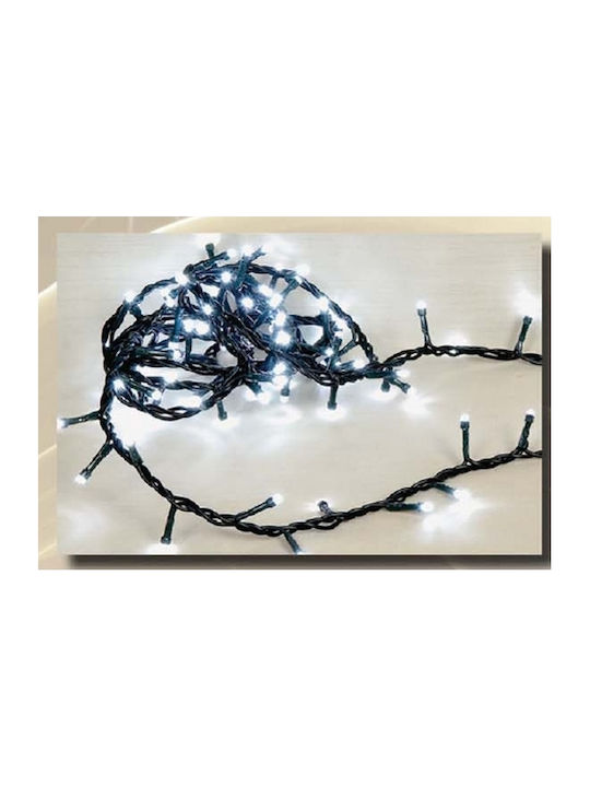 200 Lights LED 13m. Cold White in String 1pcs