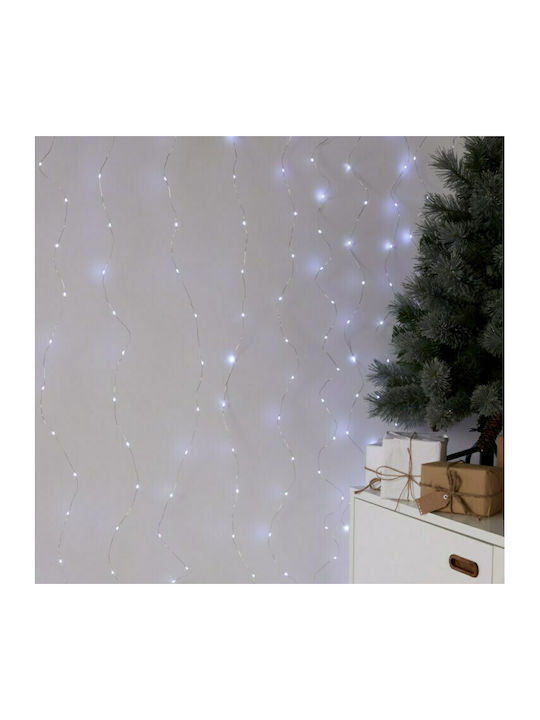 320 Lights LED 2m. x 200cm Cold White type Curtain 1pcs