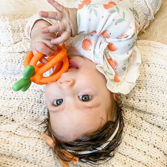 Itzy Ritzy Mandarin Silicone Teether for 3 Months+