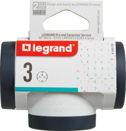 Legrand Surgearrest T-Piece 3 Posturi