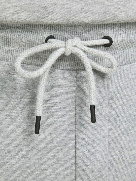 Gordon Football Sweatpants with Elastic Light Grey Melange