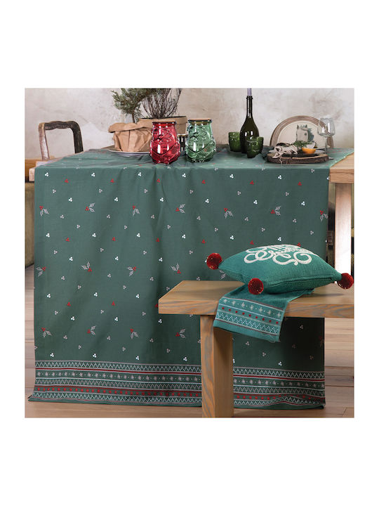 Nef-Nef Homeware Christmas Fabric Tablecloth Ornament L140xW180cm