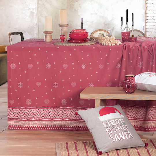 Nef-Nef Homeware Покривка за Маса Червена
