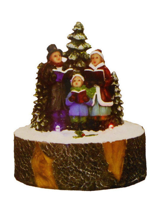 Diakakis Christmas Illuminated Decorative with Battery 10x9x9cm.
