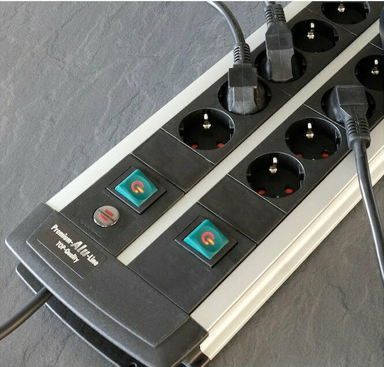 Brennenstuhl Power Strip 12 Positions with Switch and Cable 3m