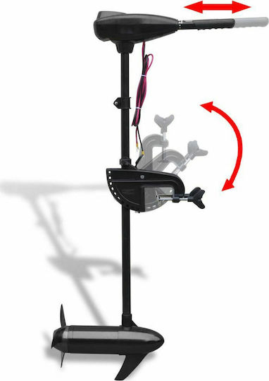 vidaXL P25 Ηλεκτρική Εξωλέμβια Μηχανή με Ώθηση 55lbs