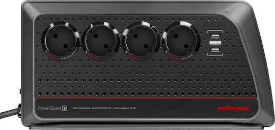 Audioquest PowerQuest 3 Power Strip Black