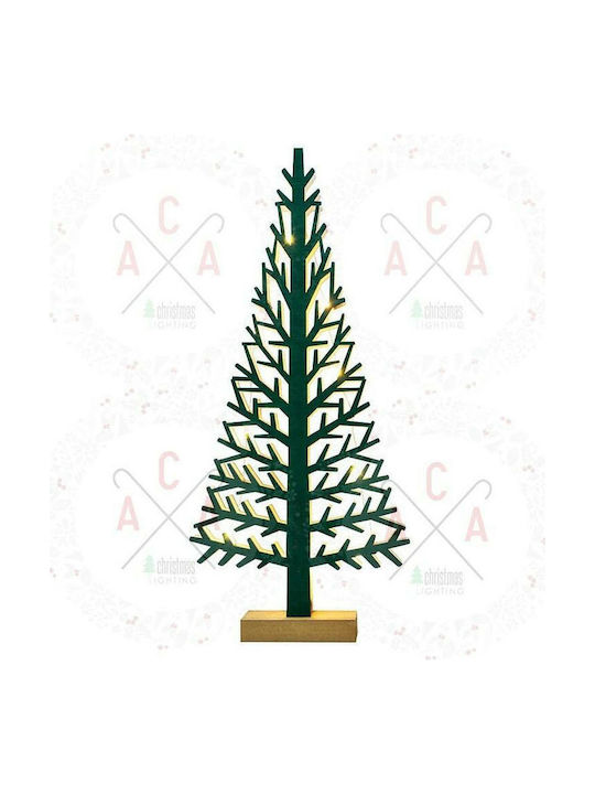 Beleuchtet Weihnachtsdekoration Baum Dreieckig 47cm Batterie Grün