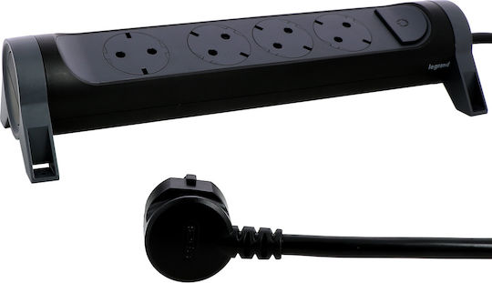 Legrand Surgearrest Power Strip 4 Sockets with Switch and 3m Cable