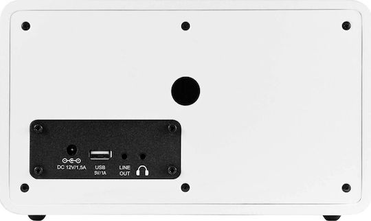 Imperial AV i110 Επιτραπέζιο Ραδιόφωνο Ρεύματος με USB Λευκό