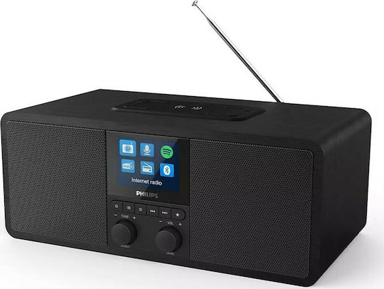 Philips TAR8805 Cu alimentare la rețea DAB+ cu Bluetooth și USB Negru