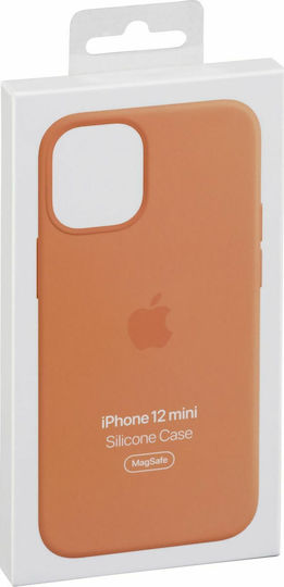 Apple Back Cover Silicone Orange (iPhone 12 mini)