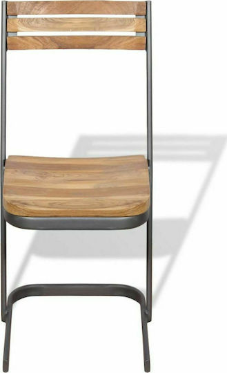 Καρέκλες Κουζίνας 33x39x75εκ. 2τμχ Teak