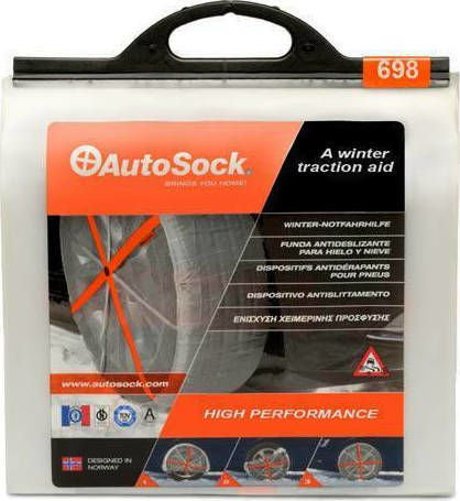 AutoSock Νo 698 Αντιολισθητικές Χιονοκουβέρτες Αυτοκινήτου 4x4 2τμχ