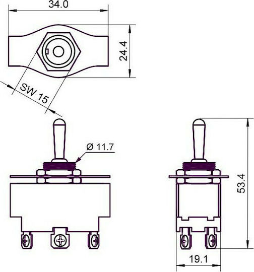 Auto Gs No 270 Αντιολισθητικές Αλυσίδες Πάχους 21mm Φορτηγού 2τμχ
