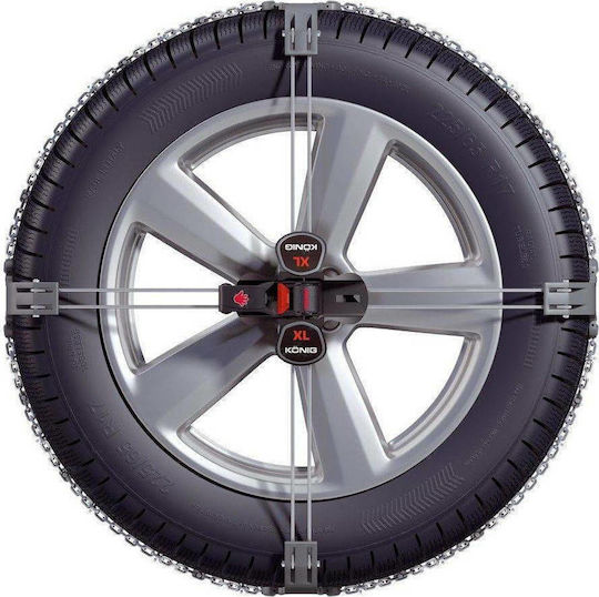 Konig K-Summit XL K55 Spider Type Snow Chains XL Thickness 9mm 4x4 Car 2pcs