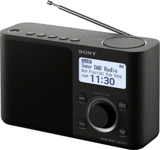 Sony XDR-S61D Tragbares Radio DAB+ Schwarz
