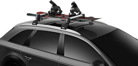 Thule Snowpack Car Ski Mounts Suitable for 4 Ski Pairs or 2 Snowboards