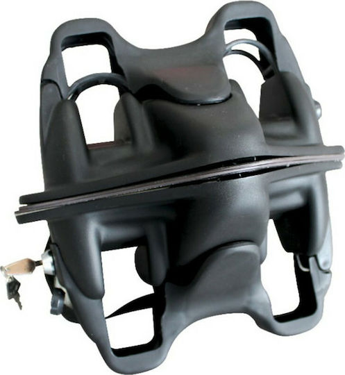 Menabo Shuttle Magnetic Car Ski Mounts Suitable for 2 Ski Pairs