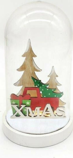 Christmas Illuminated Decorative Jar 19x11x19cm LED Plastic 11x19cm