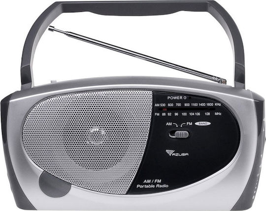 Kruger & Matz PR-111 Φορητό Ραδιόφωνο Ρεύματος / Μπαταρίας Ασημί
