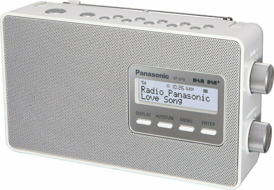 Panasonic RF-D10EG Φορητό Ραδιόφωνο Μπαταρίας DAB+ Λευκό