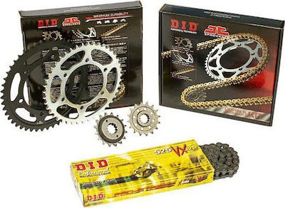 DID Chain & Sprocket Kit (15-47-525VX) for Suzuki DL 650 V-STROM