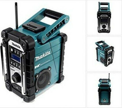 Makita DMR110N Επιτραπέζιο Ραδιόφωνο Επαναφορτιζόμενο DAB+ Μπλε