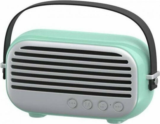 QY-H69 Retro Tragbares Radio mit Bluetooth und USB Grün