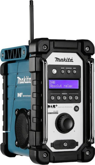 Makita DMR110N Επιτραπέζιο Ραδιόφωνο Επαναφορτιζόμενο DAB+ Μπλε