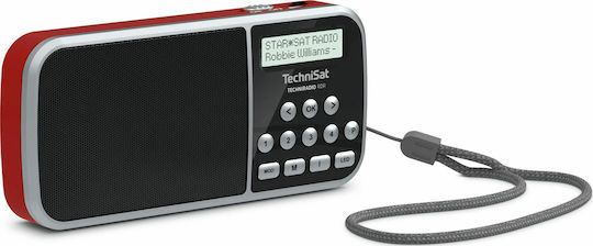 Technisat TechniRadio RDR Portable Radio Rechargeable DAB+ with USB Red