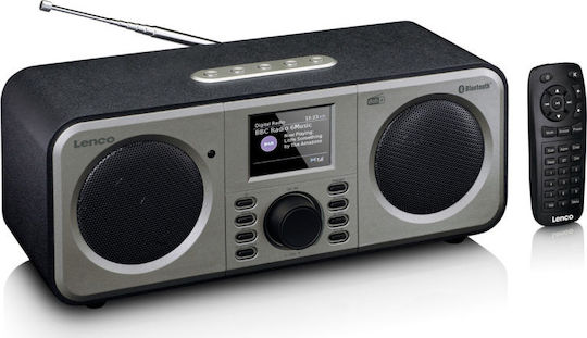 Lenco DAR-030BK Cu alimentare la rețea DAB+ cu Bluetooth Negru