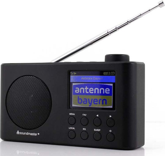 Soundmaster IR6500SW DAB cu Bluetooth și USB Negru