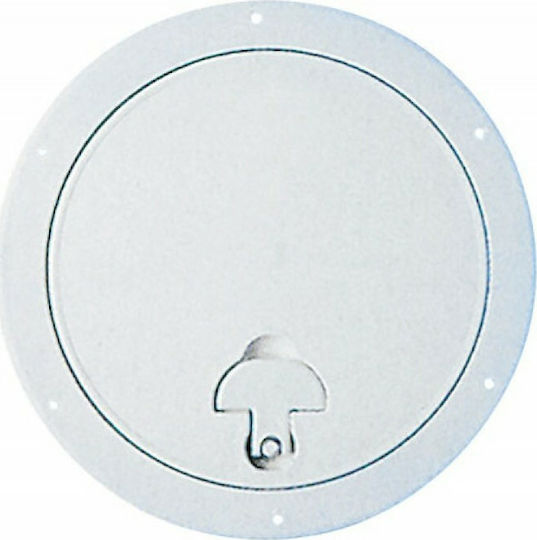 Seaflo Cansb Round Boat Deck Door with 270mm Diameter White