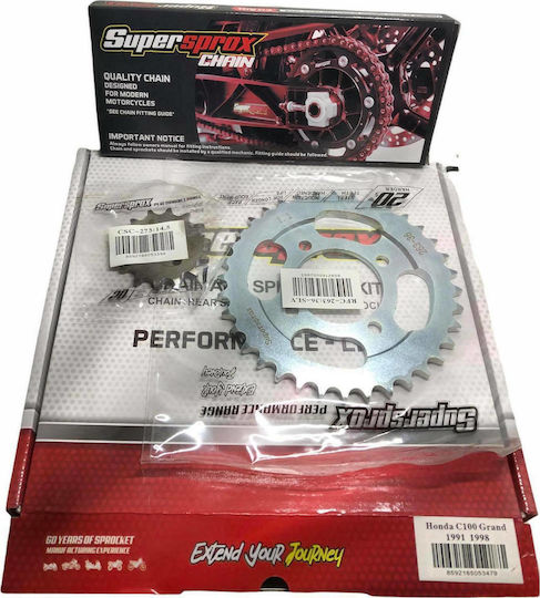 Chain & Sprocket Kit (14-36-428) for Yamaha Crypton 110
