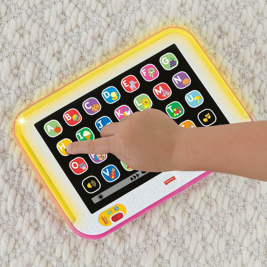 Fisher Price Βρεφικό Laptop-Tablet Laugh & Learn (English) με Μουσική, Φως και Ήχους για 12+ Μηνών English