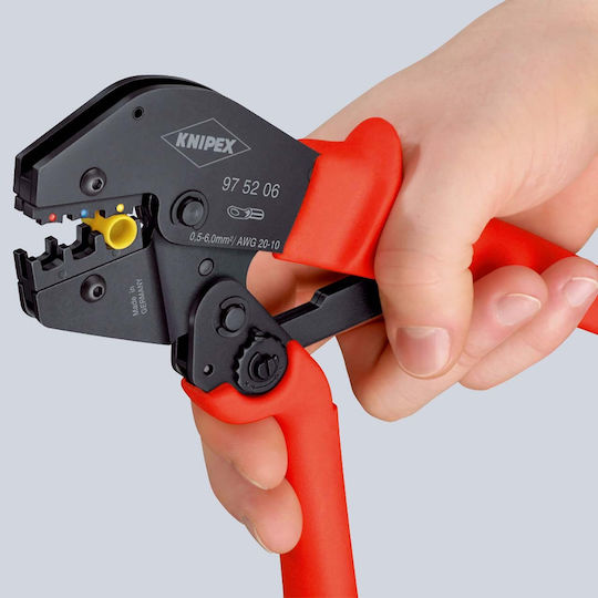 Knipex Crimping Tool with Ratchet Mechanism Automatic (Length 260mm)