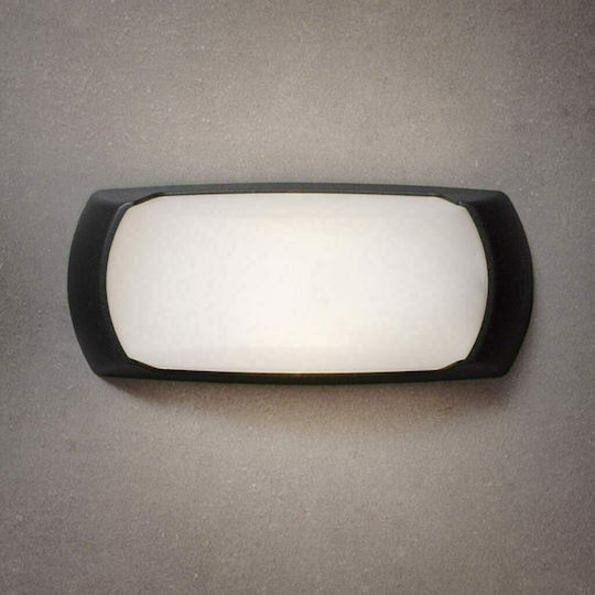 Fumagalli FRANCY-OP Επιτοίχια Εξωτερική Πλαφονιέρα E27 IP66 30x13x8.5εκ.