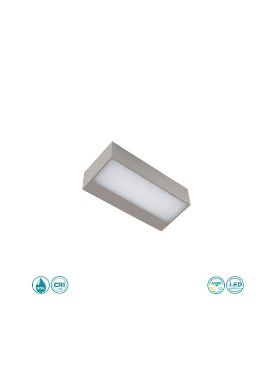 Spot Light Wall-Mounted Outdoor Ceiling Light LED IP65 8W with Natural White Light Double Beam