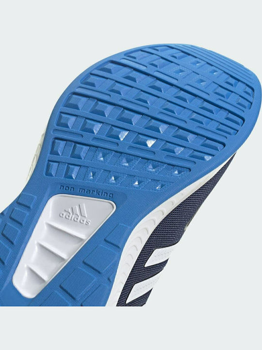Runfalcon 2.0 K Kids Sports Shoes Running with Laces Dark Blue / Cloud White / Blue Rush
