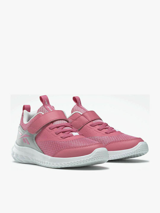 Rush Runner Incaltaminte Sport Copii Alergare cu Închidere Hoop & Loop Roz Astro / Argintiu Metalic / Alb Nor