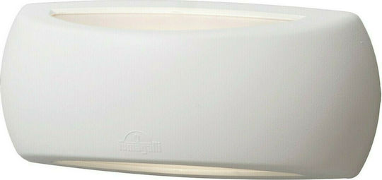 Fumagalli Francy Wall-Mounted Outdoor Ceiling Light E27 IP66 Double Beam 30x8x13εκ.