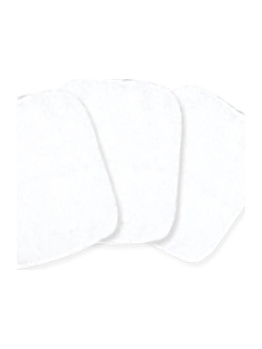 Baby Oliver Shoulder Burp Cloth White 20x30cm. 3pcs
