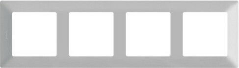 Legrand Valena Life Switch Frame 4 Positions Vertical and Horizontal Installation in Silver Color 754134