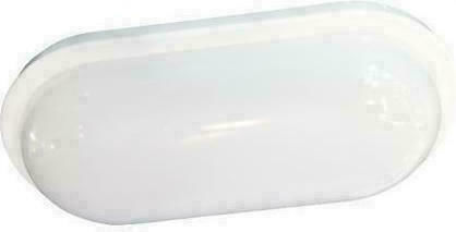 Aca Wall-Mounted Outdoor Turtle Light LED IP65 10W with Natural White Light 15.9x4.4x8.9εκ.
