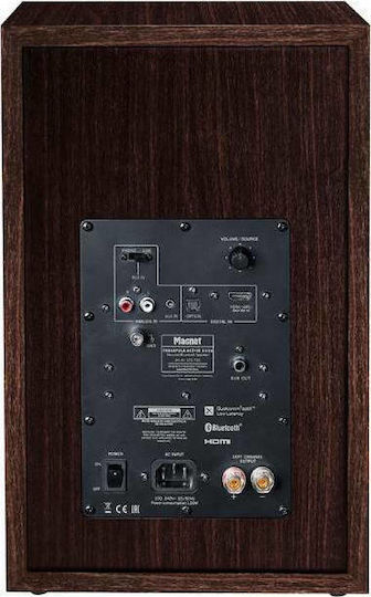 Magnat Transpuls 800A Home Entertainment Active Speaker 2 No of Drivers with Bluetooth 120W Brown (Pair)