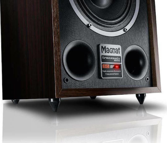 Magnat Transpuls 800A Αυτοενισχυόμενα Ηχεία με Bluetooth 120W (Ζεύγος) Καφέ