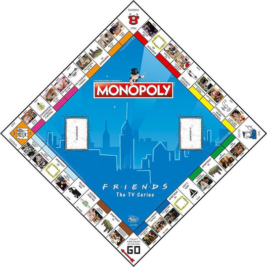Επιτραπέζιο Παιχνίδι Monopoly Friends για 2-6 Παίκτες 8+ Ετών (EN) Winning Moves