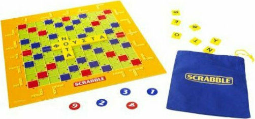 Επιτραπέζιο Παιχνίδι Scrabble Junior Ελληνική Έκδοση για 2-4 Παίκτες 6+ Ετών Mattel