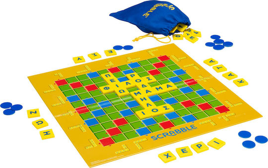 Επιτραπέζιο Παιχνίδι Scrabble Junior Ελληνική Έκδοση για 2-4 Παίκτες 6+ Ετών Mattel